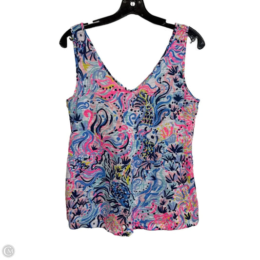 Top Sleeveless Designer By Lilly Pulitzer In Multi-colored, Size: S