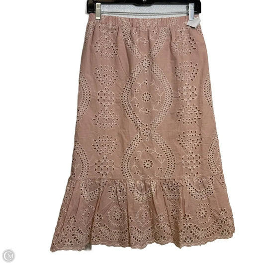 Skirt Mini & Short By Adiva In Pink, Size: S