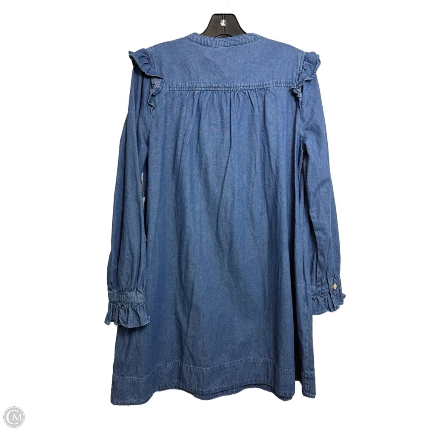 Dress Casual Short By Draper James In Blue Denim, Size: M