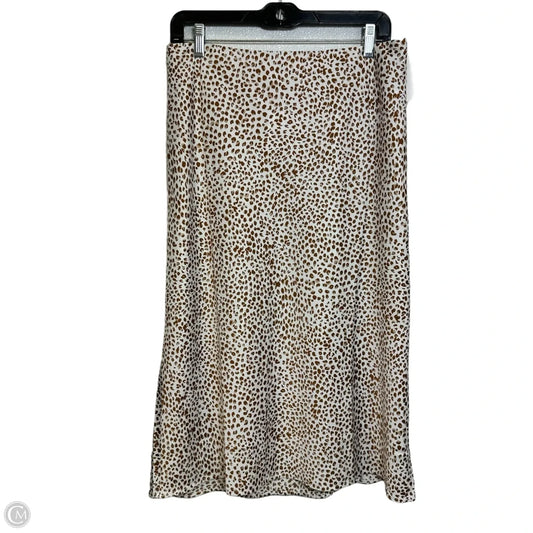Skirt Midi By J. Crew In Animal Print, Size: M