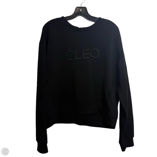 BRIGHTON Sweatshirt Crewneck By Cleo Harper In Black, Size: M