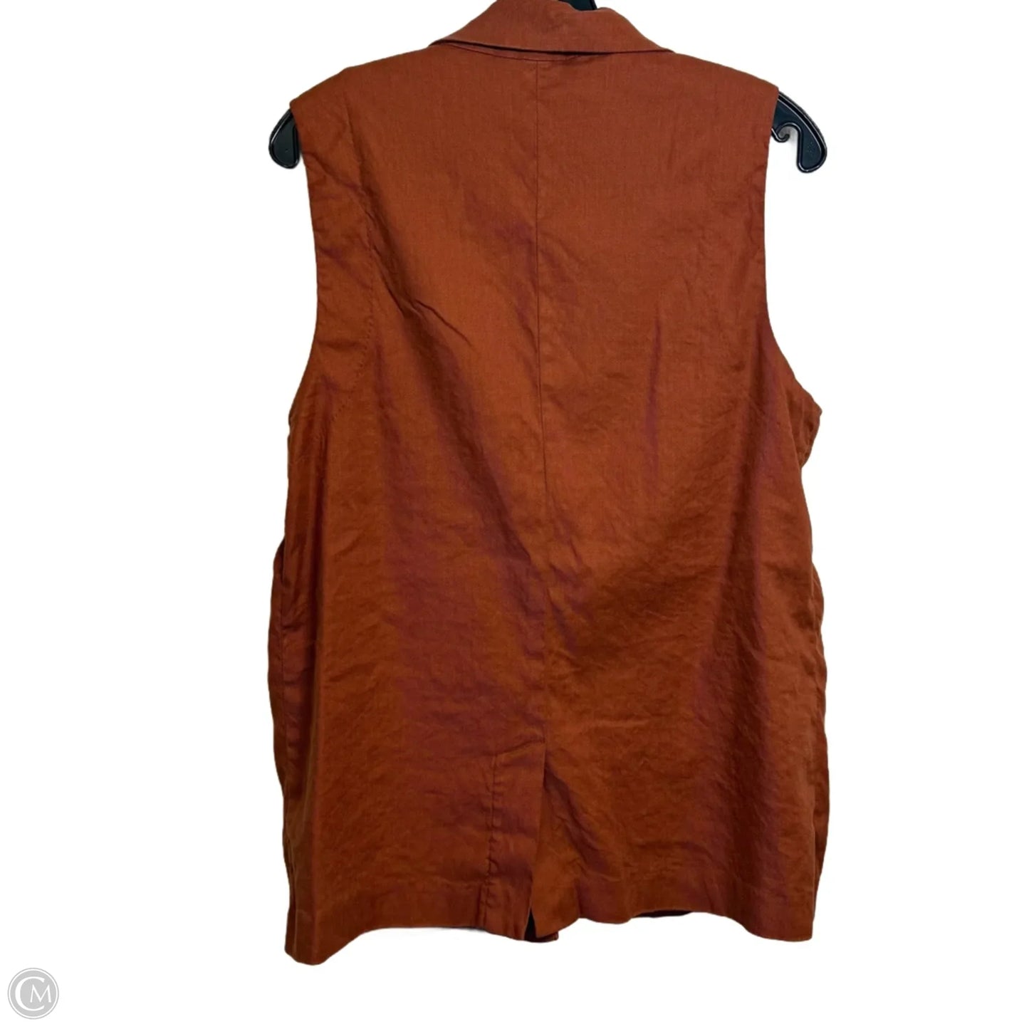 Vest Other By Evereve In Copper, Size: S