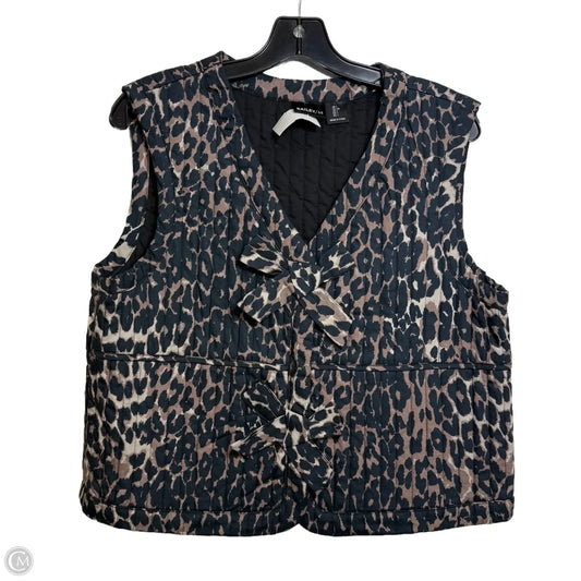 Vest Puffer & Quilted By Bailey 44 In Animal Print, Size: L
