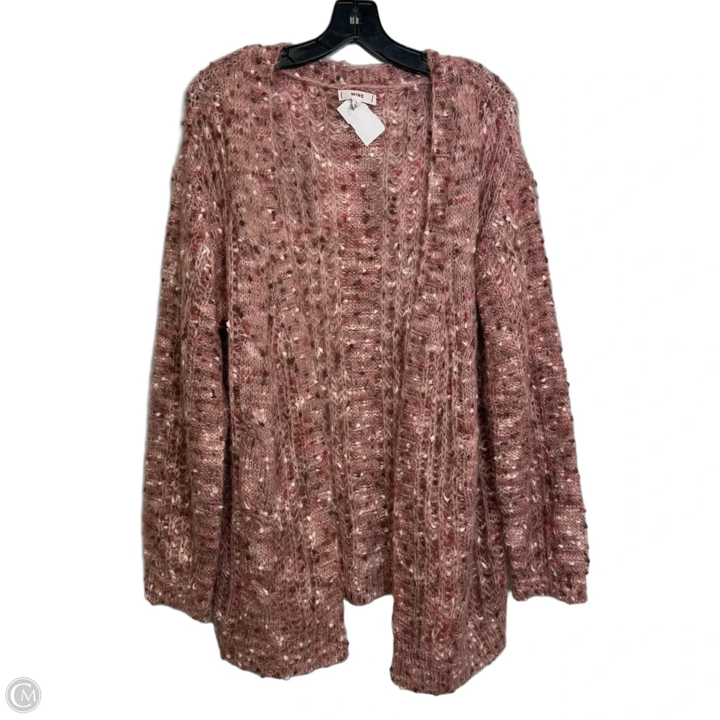 Cardigan By Mine In Pink, Size: L