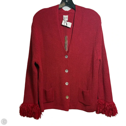 Cardigan By Nic + Zoe In Red, Size: Xl