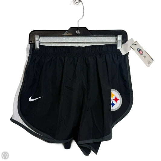 Pittsburgh Steelers Athletic Shorts By Nike Apparel In Black, Size: L