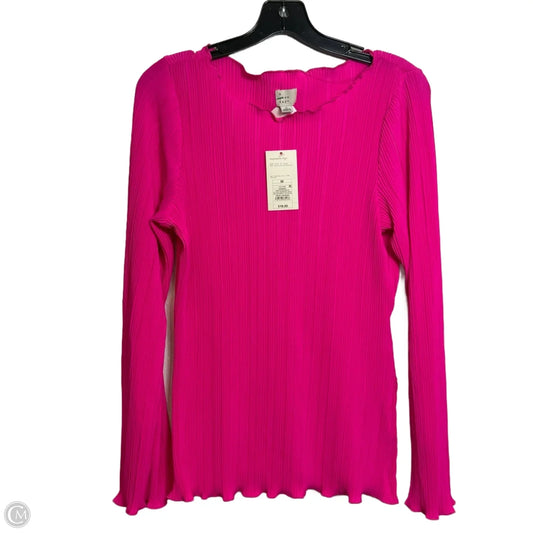 Top Long Sleeve By A New Day In Pink, Size: M