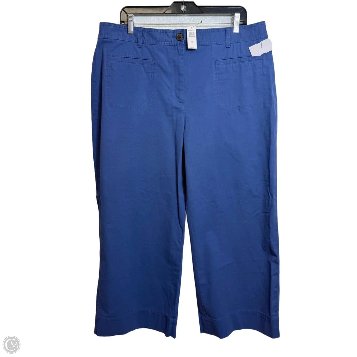 Pants Cropped By Talbots In Blue, Size: 16