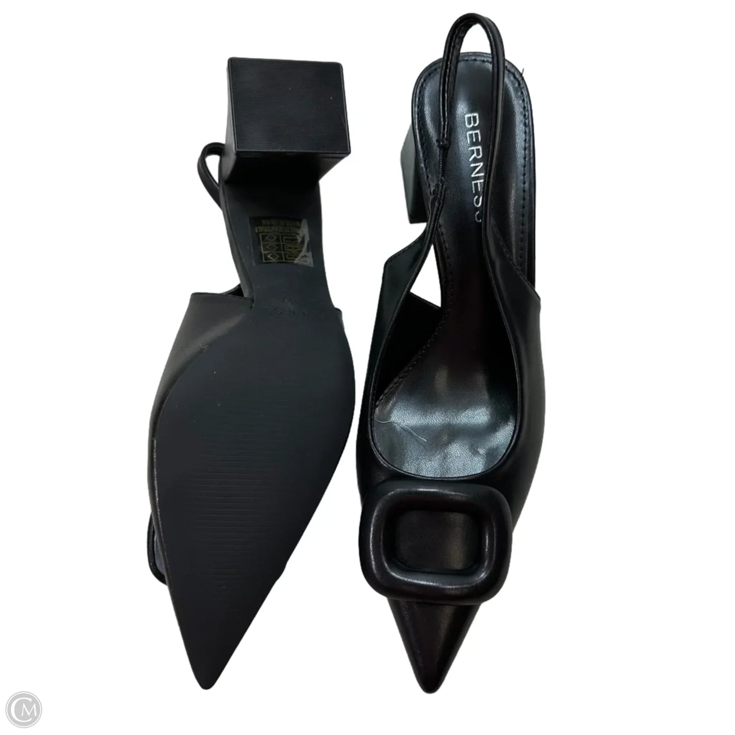 Shoes Heels Block By Clothes Mentor In Black, Size: 8