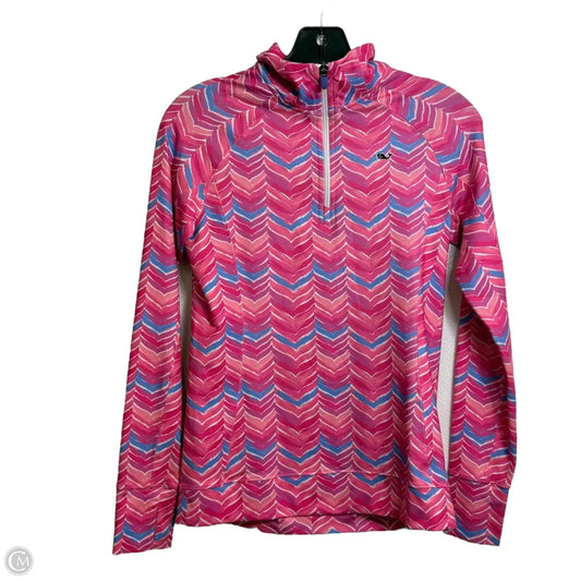 Athletic Top Long Sleeve Collar By Vineyard Vines In Pink, Size: Xxs