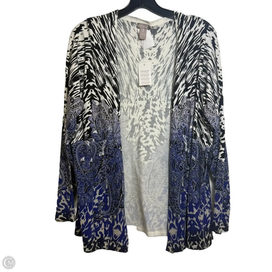 Cardigan By Chicos In Animal Print, Size: Xl