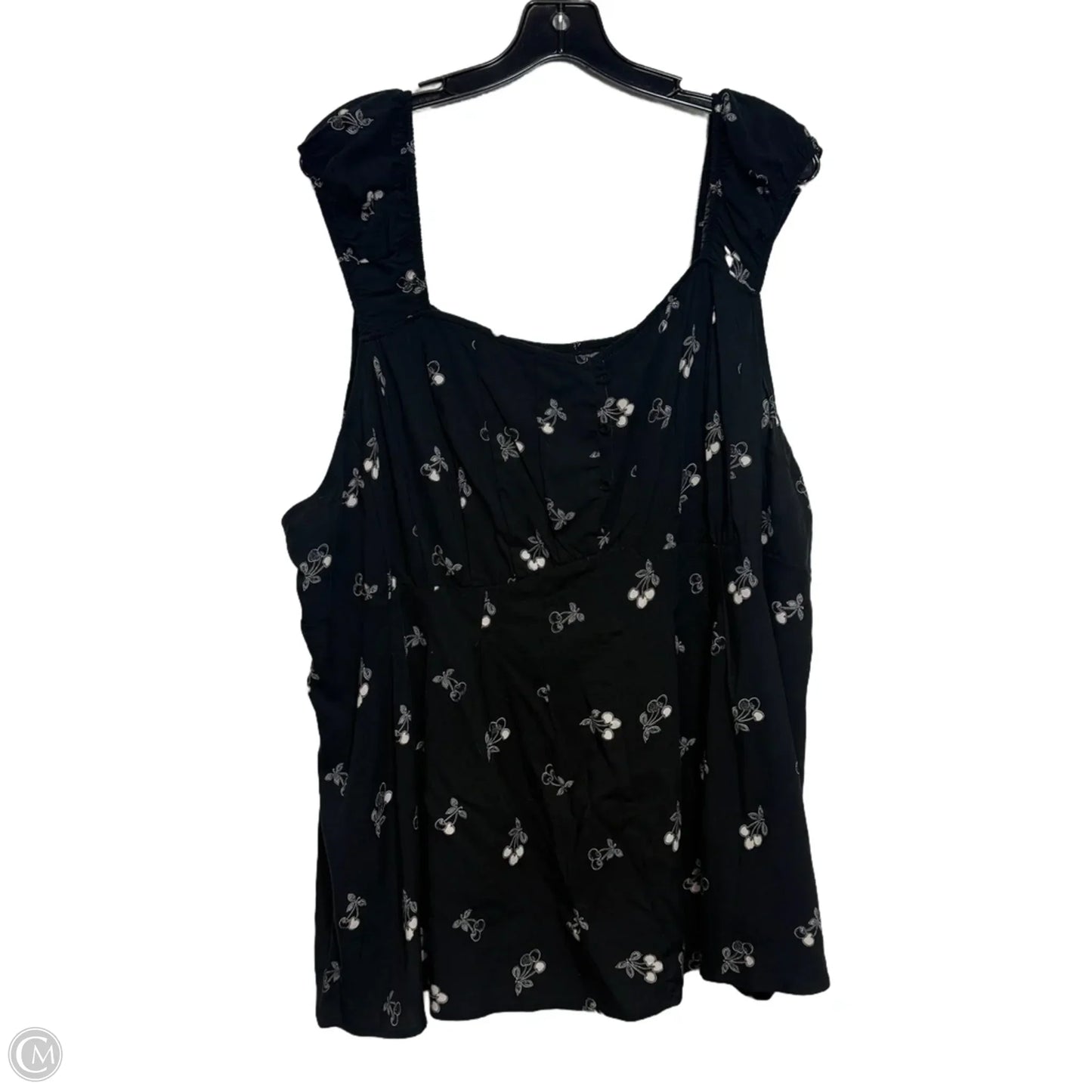 Top Sleeveless By Torrid In Black, Size: 4x