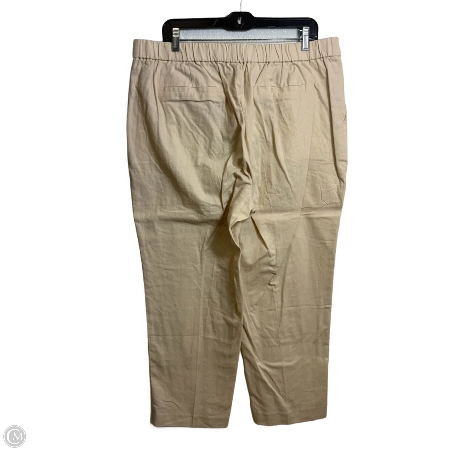 Pants Linen By J. Crew In Ivory, Size: 16