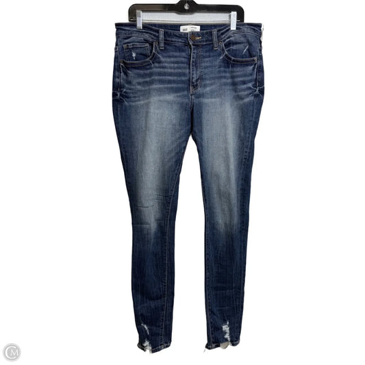 Jeans Skinny By Bke In Blue Denim, Size: 12