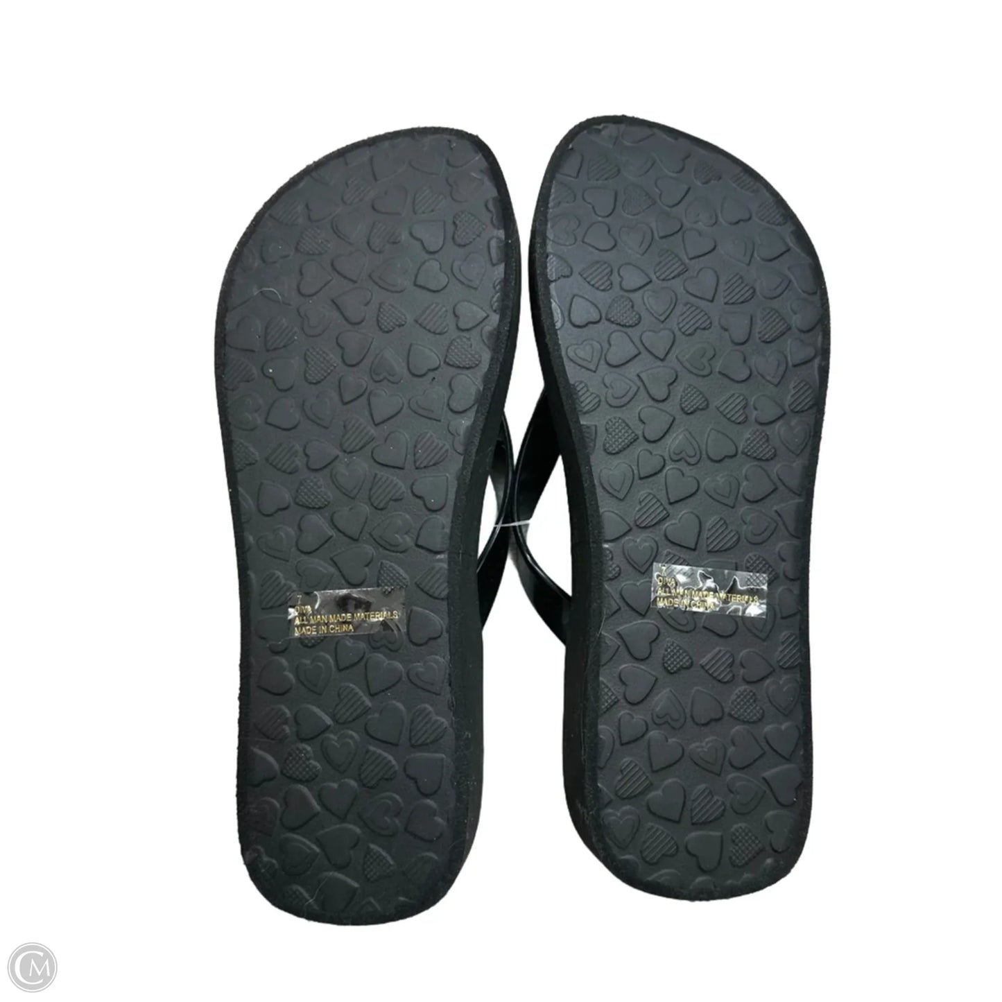 Sandals Flip Flops By Brighton In Black, Size: 7