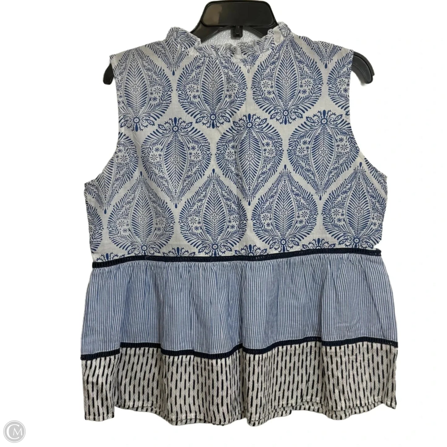 Top Sleeveless By Thml In Blue, Size: M