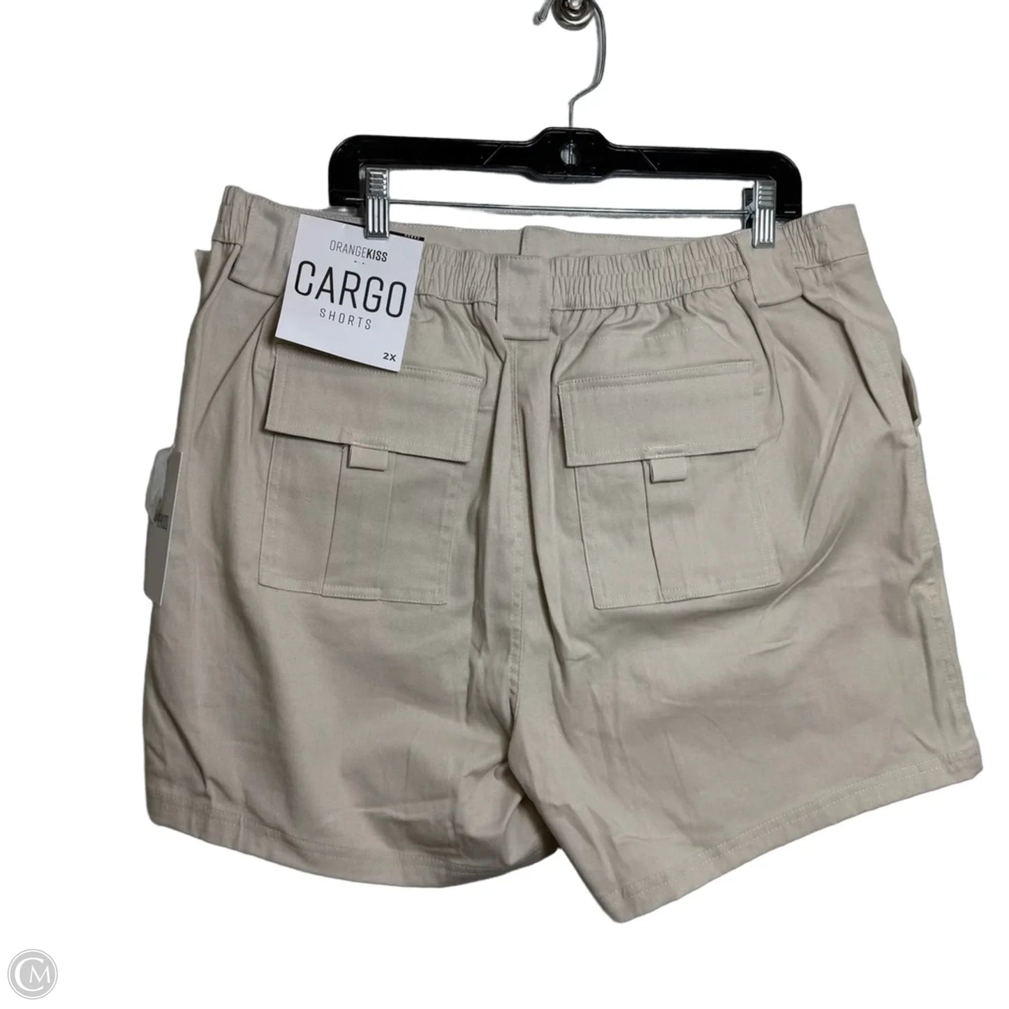 Shorts By Clothes Mentor In Tan, Size: 2x