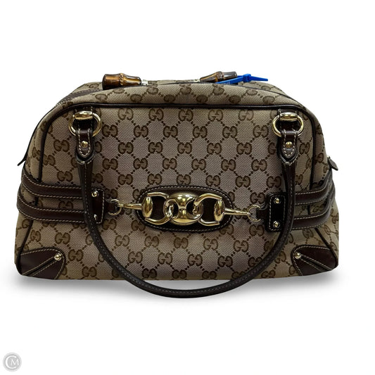 Wave Boston Bag Handbag Luxury Designer By Gucci, Size: Medium