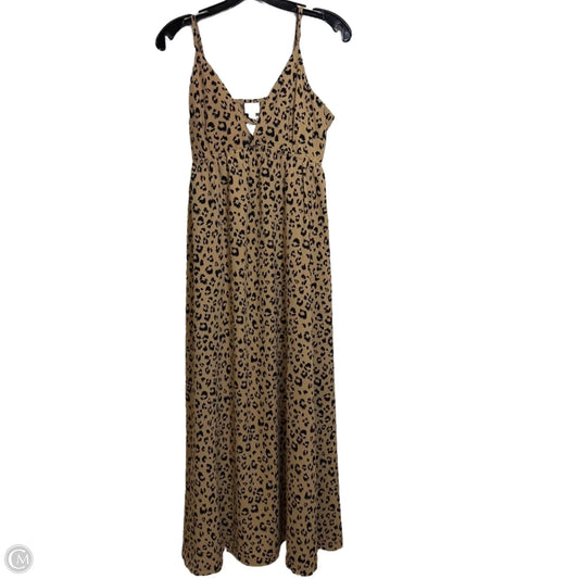 Dress Casual Maxi By A New Day In Animal Print, Size: M