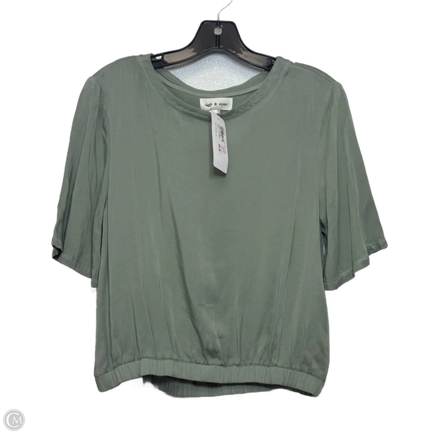 Top Short Sleeve By Cloth & Stone In Green, Size: S