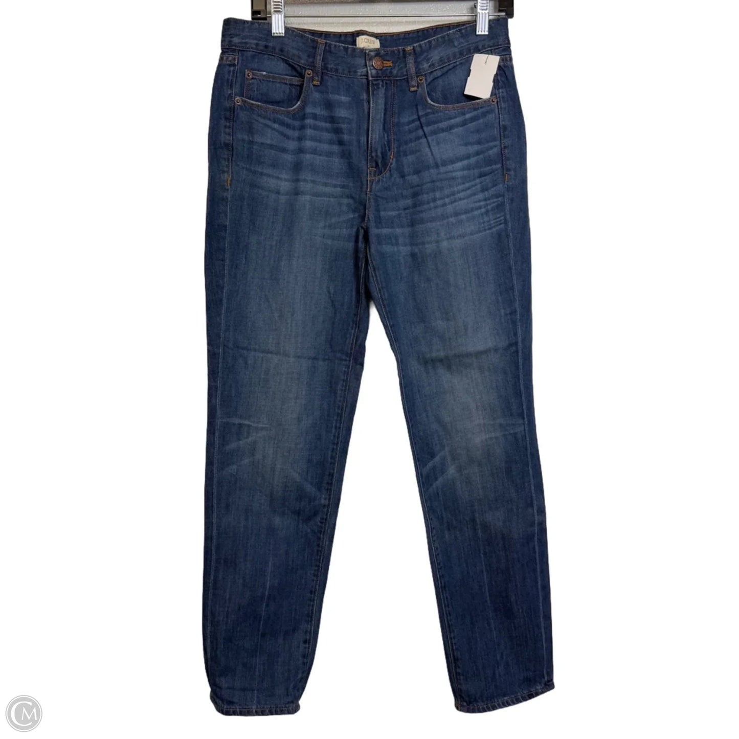 Jeans Straight By J. Crew In Blue Denim, Size: 4