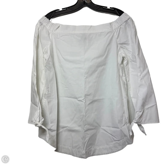 Top 3/4 Sleeve By Free People In White, Size: S