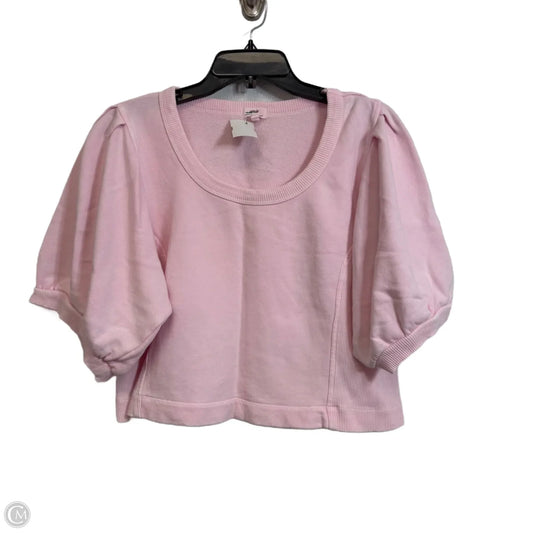 Top Short Sleeve By Aerie In Pink, Size: Xl