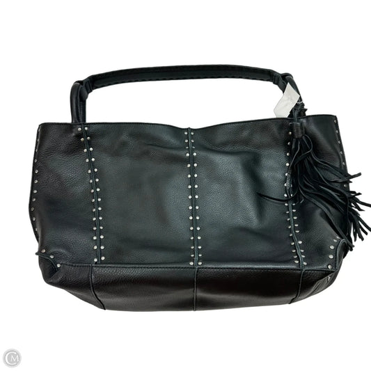 Sak Los Feliz large black leather tote Handbag By The Sak, Size: Large