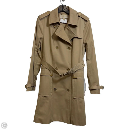 Coat Designer By Michael Kors In Tan, Size: Xl