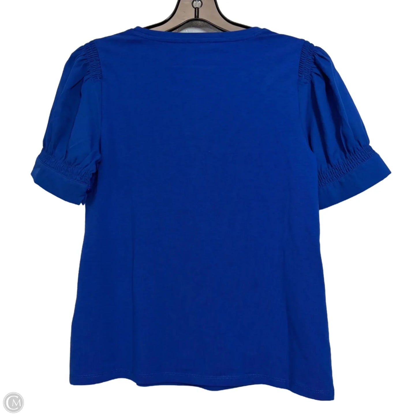 Top Short Sleeve By Talbots In Blue, Size: Xsp