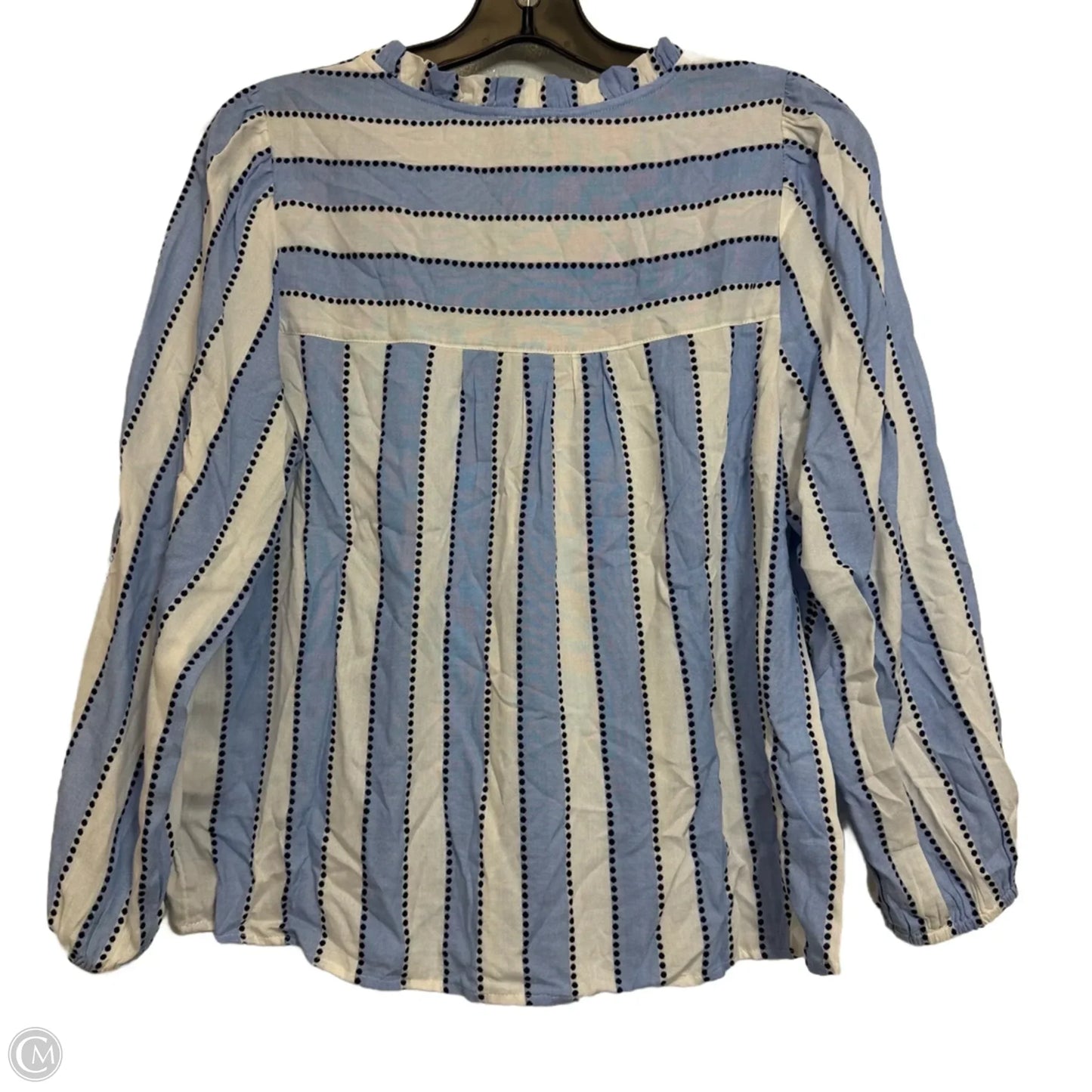 Top Long Sleeve By Talbots In Blue, Size: Xs