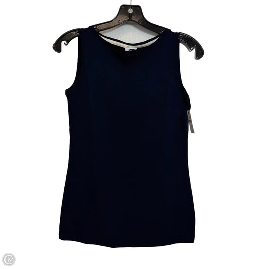 Top Sleeveless Basic By Talbots In Navy, Size: Xsp