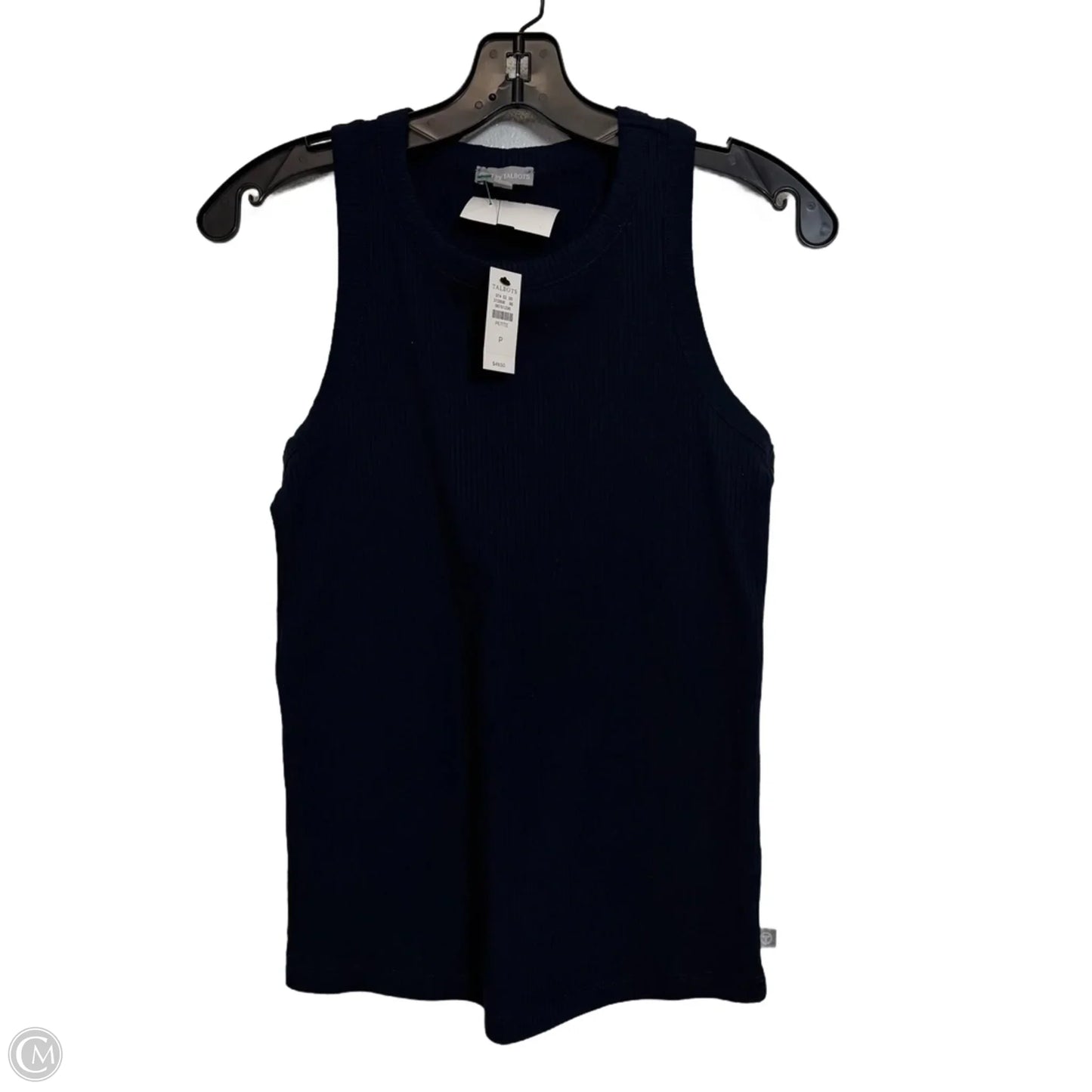Tank Top By Talbots In Navy, Size: Xsp
