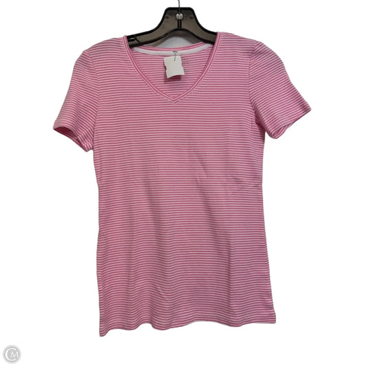 Top Short Sleeve Basic By Talbots In Pink, Size: Xsp