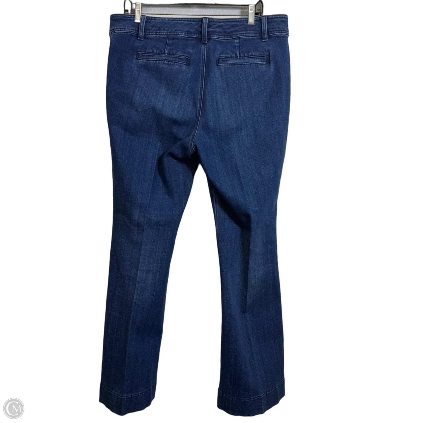 Jeans Flared By Talbots In Blue Denim, Size: 14
