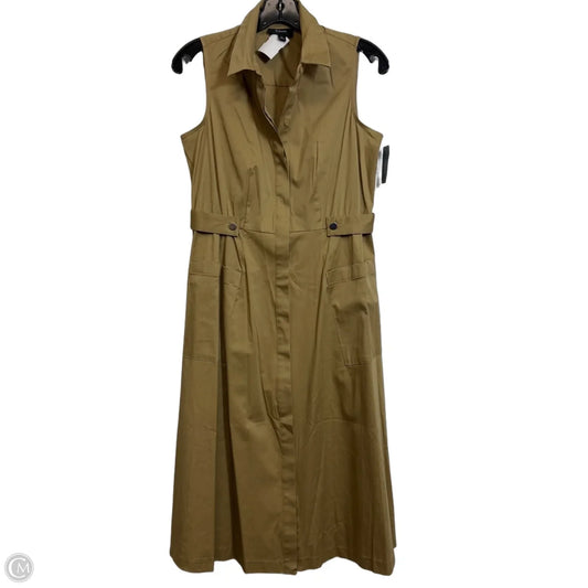 Dress Casual Midi By Alfani In Tan, Size: 4p
