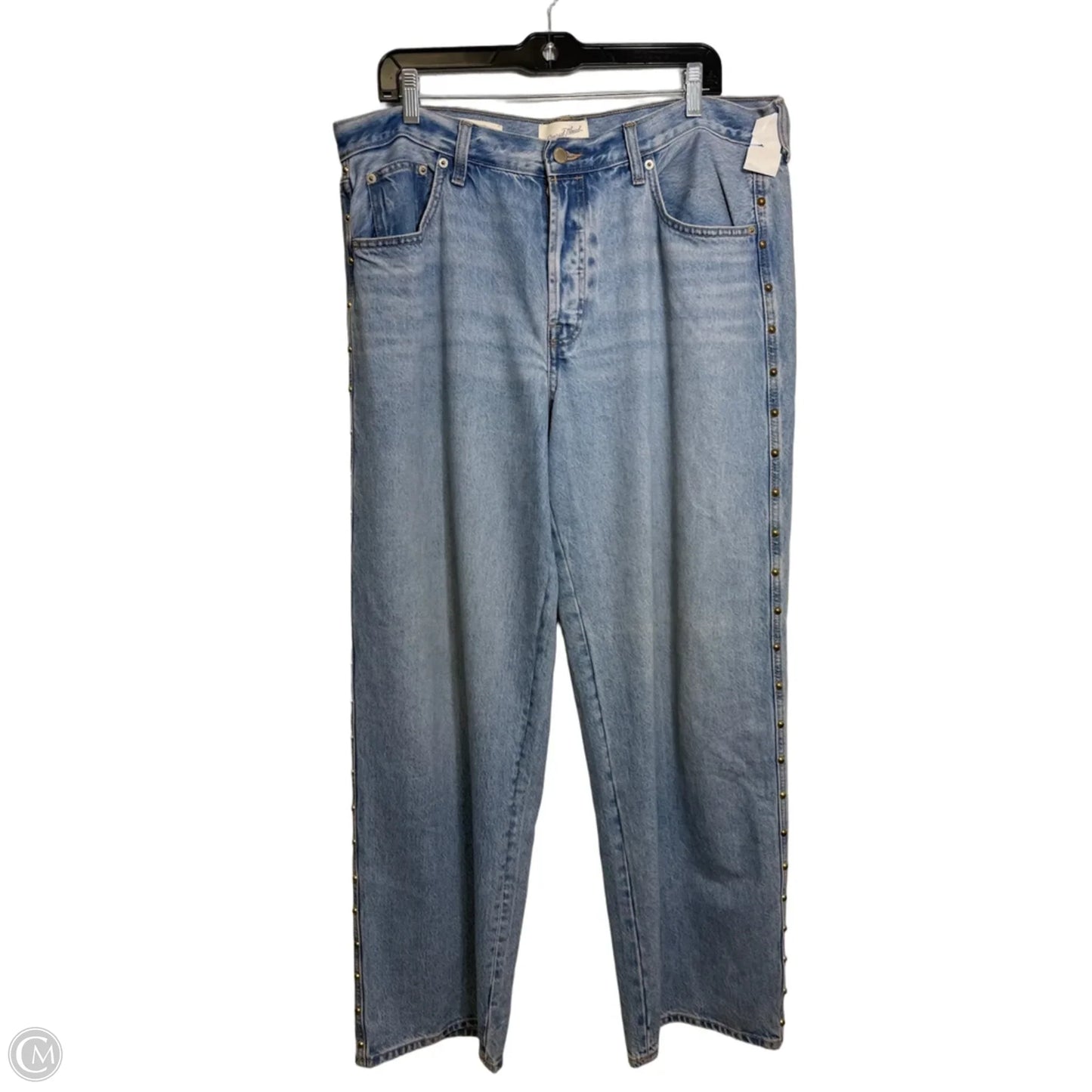 Jeans Boyfriend By Universal Thread In Blue Denim, Size: 12