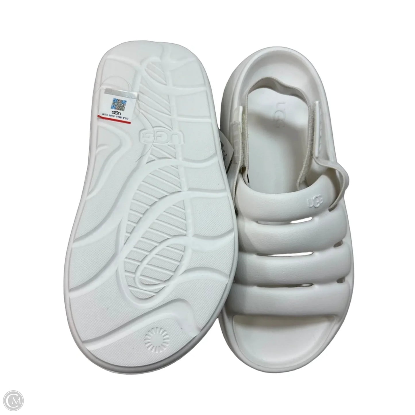 Sandals Designer By Ugg In White, Size: 8