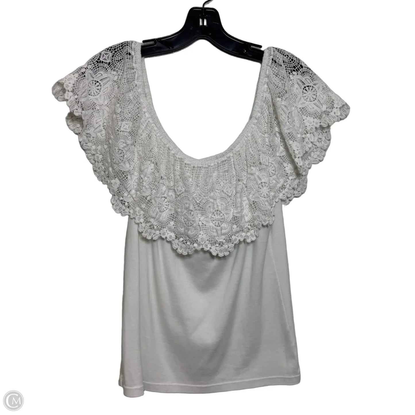 Top Sleeveless By Lauren By Ralph Lauren In White, Size: S