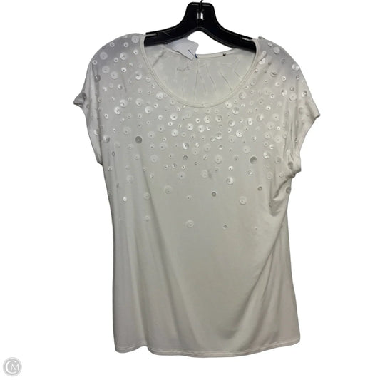 Top Sleeveless By Clothes Mentor In Ivory, Size: M