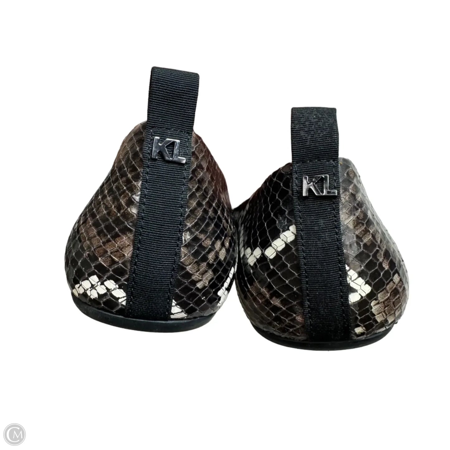 Shoes Designer By Karl Lagerfeld In Snakeskin Print, Size: 9