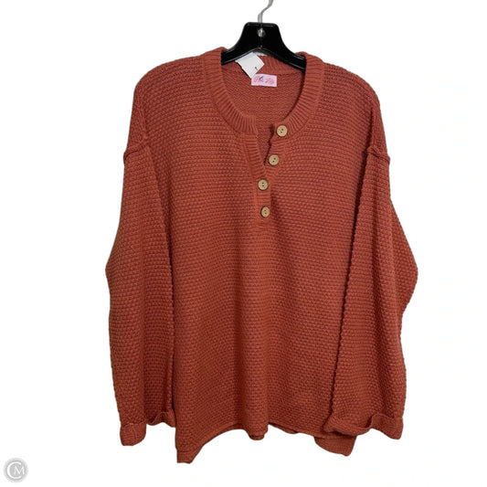 Sweater By Pink Lily In Copper, Size: M