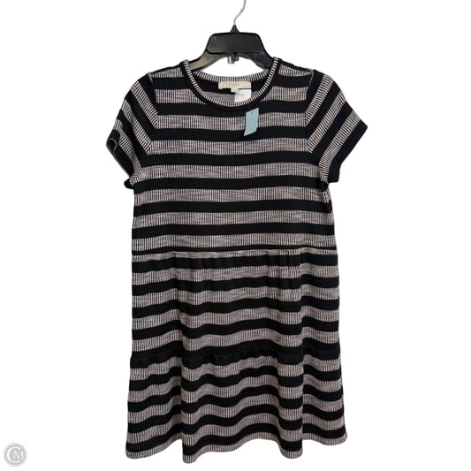 Dress Casual Short By Loft In Striped Pattern, Size: Mp