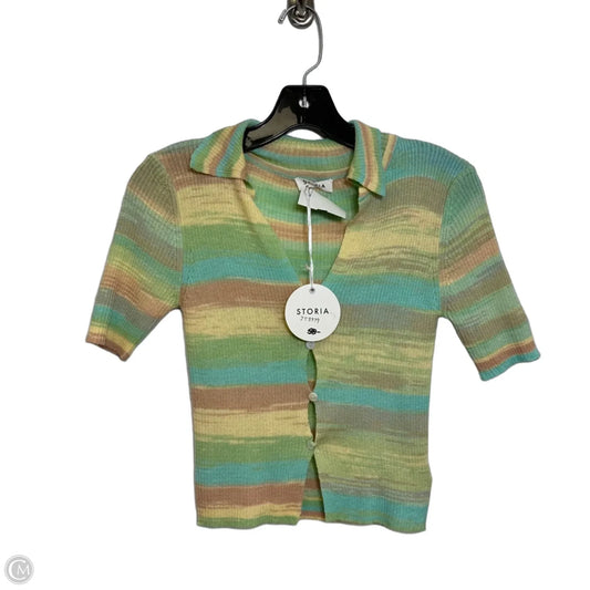 Top Short Sleeve By Storia In Multi-colored, Size: S