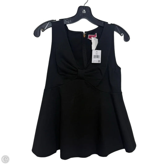 Top Sleeveless Designer By Kate Spade In Black, Size: 0