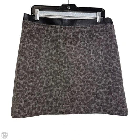 Skirt Mini & Short By Club Monaco In Animal Print, Size: 12