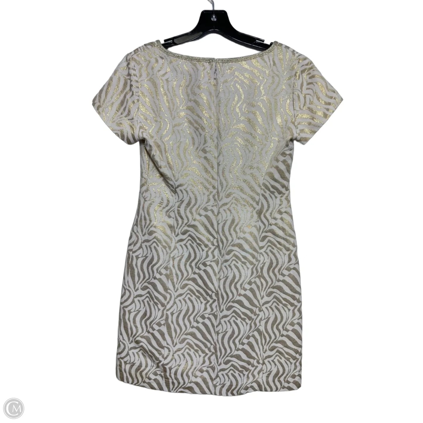 Dress Designer By Lilly Pulitzer In Gold, Size: 4