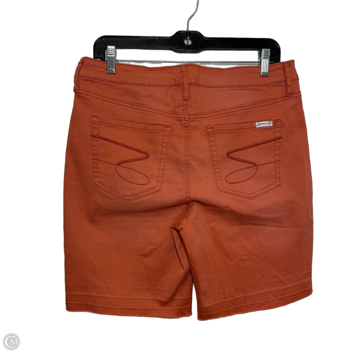 Shorts By Seven 7 In Orange, Size: 10