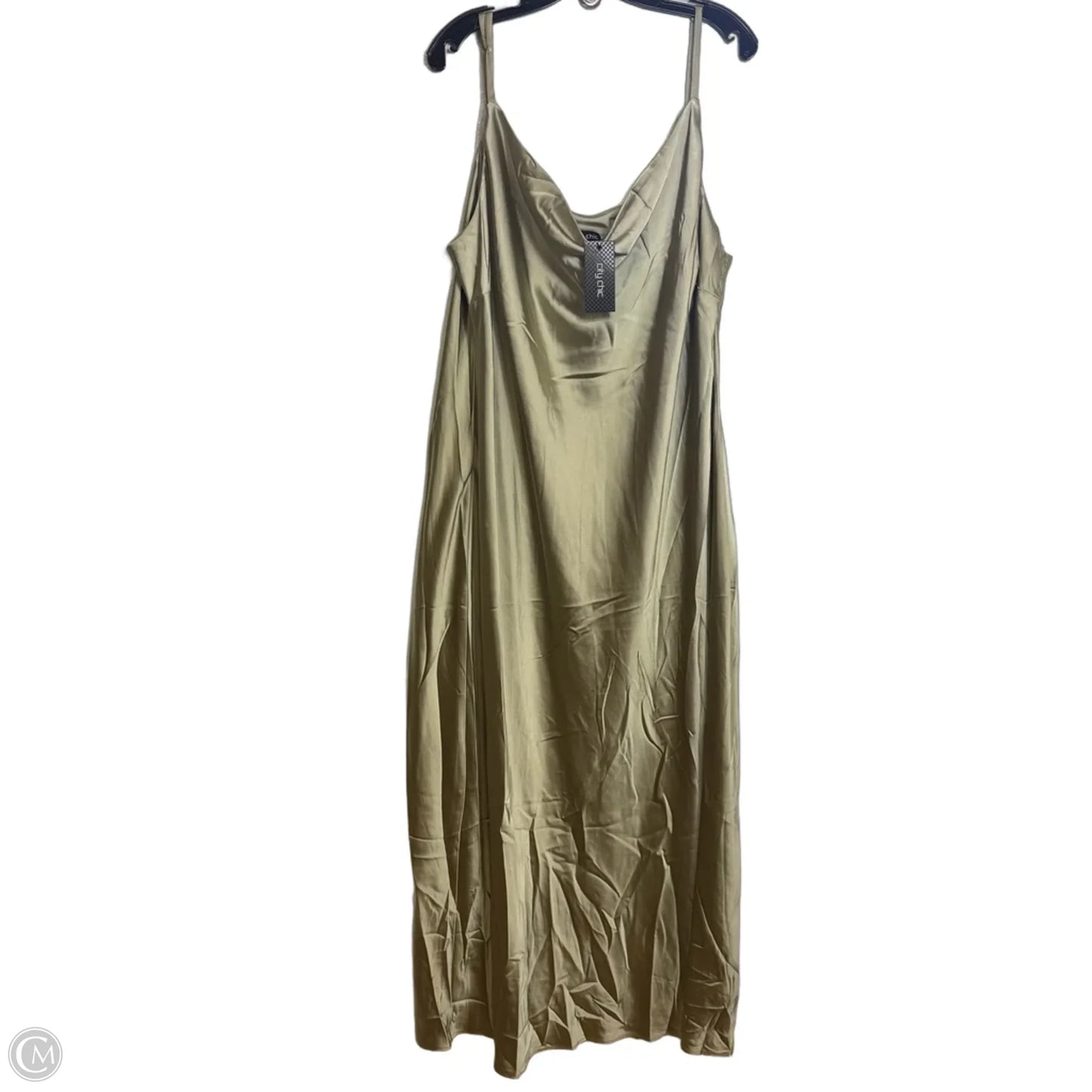 Dress Party Long By City Chic In Green, Size: Xl