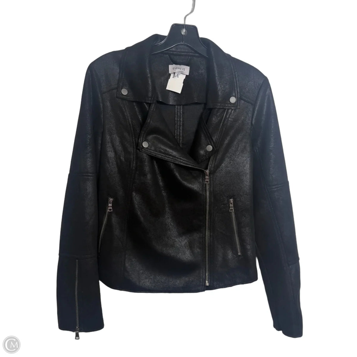 Jacket Moto By Evereve In Black, Size: S